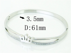 HY Wholesale Bangles Stainless Steel 316L Fashion Bangle-HY32B0624HJZ