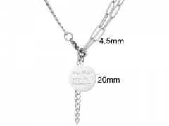 HY Wholesale Necklaces Stainless Steel 316L Jewelry Necklaces-HY0132N084