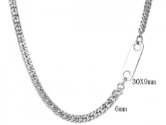 HY Wholesale Necklaces Stainless Steel 316L Jewelry Necklaces-HY0132N099