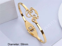 HY Wholesale Bangle Stainless Steel 316L Jewelry Bangle-HY0033B113