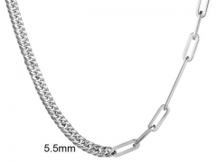 HY Wholesale Necklaces Stainless Steel 316L Jewelry Necklaces-HY0132N061