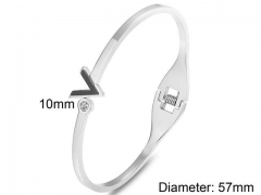 HY Wholesale Bangle Stainless Steel 316L Jewelry Bangle-HY0138B099