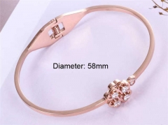 HY Wholesale Bangle Stainless Steel 316L Jewelry Bangle-HY0033B068