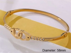 HY Wholesale Bangle Stainless Steel 316L Jewelry Bangle-HY0033B089