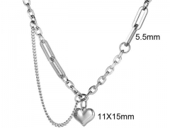 HY Wholesale Necklaces Stainless Steel 316L Jewelry Necklaces-HY0132N053