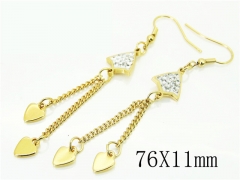 HY Wholesale Earrings 316L Stainless Steel Earrings-HY60E0837KLS