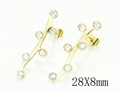 HY Wholesale Earrings 316L Stainless Steel Earrings-HY32E0268HHX