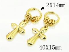 HY Wholesale Earrings 316L Stainless Steel Earrings-HY60E0734JOS