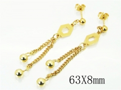 HY Wholesale Earrings 316L Stainless Steel Earrings-HY60E0881KB