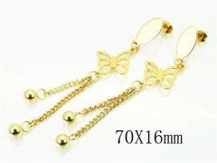 HY Wholesale Earrings 316L Stainless Steel Earrings-HY60E0867KY