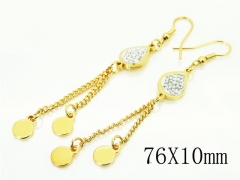 HY Wholesale Earrings 316L Stainless Steel Earrings-HY60E0808KLZ