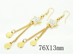 HY Wholesale Earrings 316L Stainless Steel Earrings-HY60E0800KLY