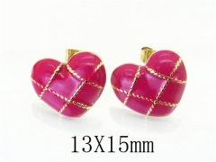 HY Wholesale Earrings 316L Stainless Steel Earrings-HY32E0240HJS