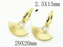 HY Wholesale Earrings 316L Stainless Steel Earrings-HY32E0236HIE