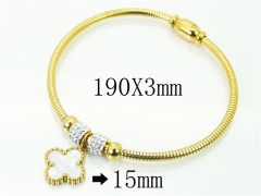 HY Wholesale Bangles Jewelry Stainless Steel 316L Fashion Bangle-HY32B0643HIQ