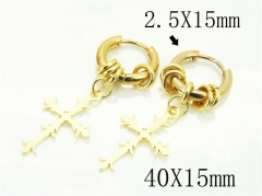 HY Wholesale Earrings 316L Stainless Steel Earrings-HY60E0732JLS