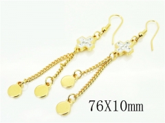 HY Wholesale Earrings 316L Stainless Steel Earrings-HY60E0827KLU