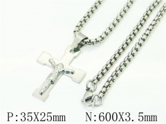 HY Wholesale Necklaces Stainless Steel 316L Jewelry Necklaces-HY61N1079KS