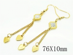 HY Wholesale Earrings 316L Stainless Steel Earrings-HY60E0832KLR