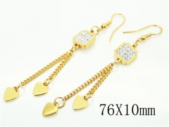 HY Wholesale Earrings 316L Stainless Steel Earrings-HY60E0830KLS