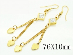 HY Wholesale Earrings 316L Stainless Steel Earrings-HY60E0842KLC