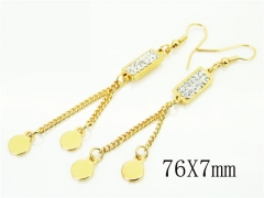 HY Wholesale Earrings 316L Stainless Steel Earrings-HY60E0812KLC