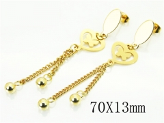 HY Wholesale Earrings 316L Stainless Steel Earrings-HY60E0863KW