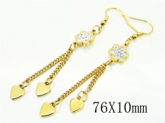 HY Wholesale Earrings 316L Stainless Steel Earrings-HY60E0835KLR