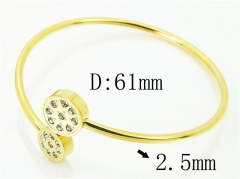 HY Wholesale Bangles Jewelry Stainless Steel 316L Fashion Bangle-HY58B0603HSS