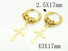 HY Wholesale Earrings 316L Stainless Steel Earrings-HY60E0726JLX