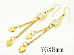 HY Wholesale Earrings 316L Stainless Steel Earrings-HY60E0839KLT