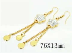 HY Wholesale Earrings 316L Stainless Steel Earrings-HY60E0818KLA