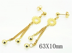 HY Wholesale Earrings 316L Stainless Steel Earrings-HY60E0877KT