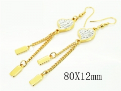 HY Wholesale Earrings 316L Stainless Steel Earrings-HY60E0857KLZ