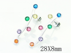 HY Wholesale Earrings 316L Stainless Steel Earrings-HY32E0267HHS