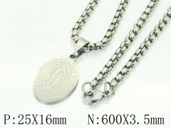 HY Wholesale Necklaces Stainless Steel 316L Jewelry Necklaces-HY61N1083MD