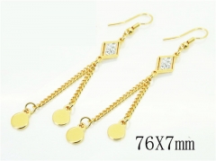 HY Wholesale Earrings 316L Stainless Steel Earrings-HY60E0806KLA