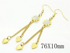 HY Wholesale Earrings 316L Stainless Steel Earrings-HY60E0840KLF