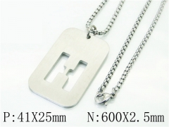 HY Wholesale Necklaces Stainless Steel 316L Jewelry Necklaces-HY41N0023PA