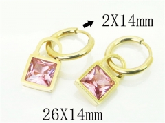 HY Wholesale Earrings 316L Stainless Steel Earrings-HY32E0317H15