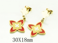 HY Wholesale Earrings 316L Stainless Steel Earrings-HY80E0624ML