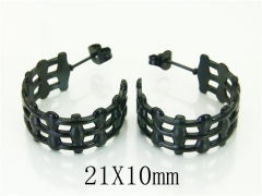 HY Wholesale Earrings 316L Stainless Steel Earrings-HY70E1177LB