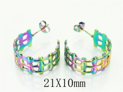 HY Wholesale Earrings 316L Stainless Steel Earrings-HY70E1176LV