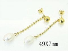 HY Wholesale Earrings 316L Stainless Steel Earrings-HY32E0323PL