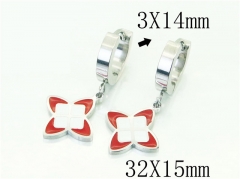 HY Wholesale Earrings 316L Stainless Steel Earrings-HY80E0654MS