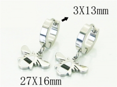 HY Wholesale Earrings 316L Stainless Steel Earrings-HY80E0599MR