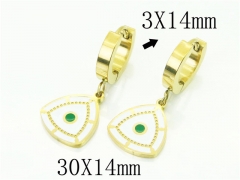 HY Wholesale Earrings 316L Stainless Steel Earrings-HY80E0659MLE