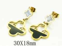 HY Wholesale Earrings 316L Stainless Steel Earrings-HY80E0620ML