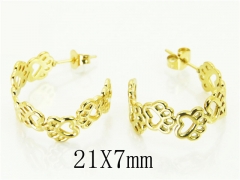 HY Wholesale Earrings 316L Stainless Steel Earrings-HY70E1170LA