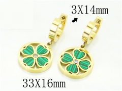 HY Wholesale Earrings 316L Stainless Steel Earrings-HY32E0345PD